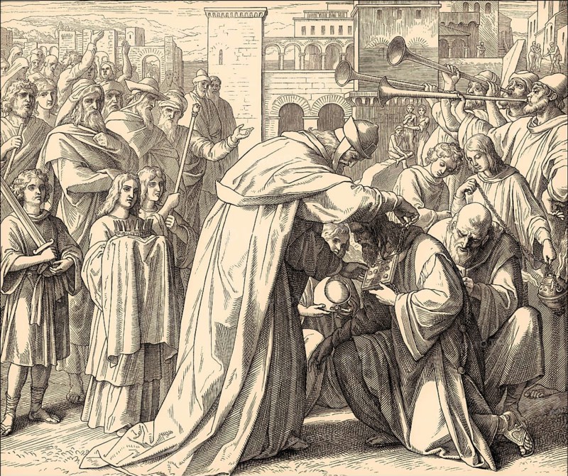Simon Maccabee Made High Priest, Old Testament, by Julius Schnorr von Carolsfeld