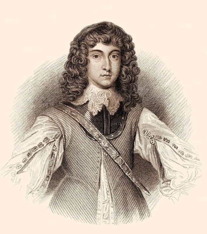 Rupert, Count Palatine of the Rhine, Duke of Bavaria, Duke of Cumberland, Earl of Holderness, Prince Rupert of the Rhine, Ruprecht Count Palatine of the Rhine, Duke of Bavaria, 1619-1682, a German soldier, admiral, scientist, sportsman, colonial governor