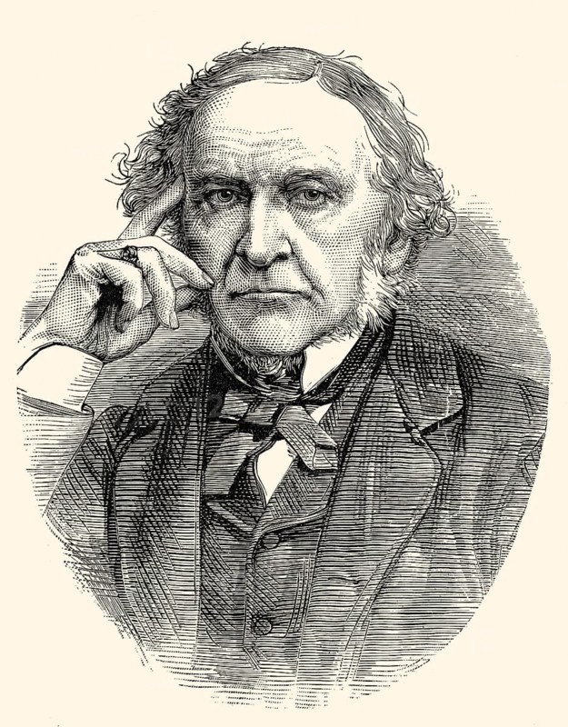 William Ewart Gladstone, 1809-1898, a former British Prime Minister