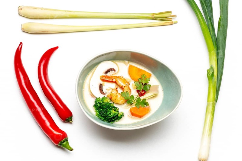Tom kha gai soup from Thailand