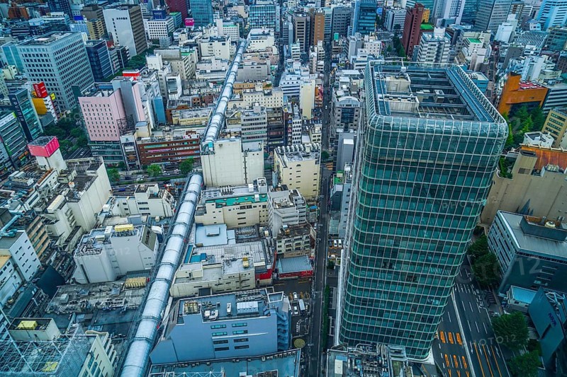 Sendai skyline (from AER Lookout). Shooting Location: Sendai, Miyagi Prefecture