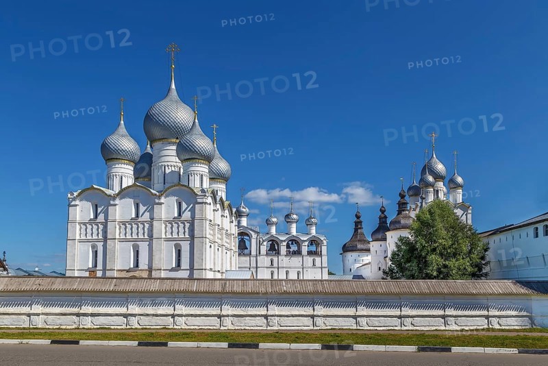 Assumption Cathedral in Rostov Kremlin, Russia, Europe