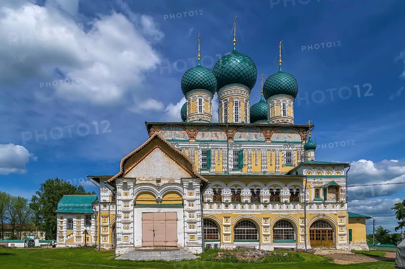 Resurrection Cathedral in Tutayev is monument of church architecture of the second half of the XVII century, Russia, Europe