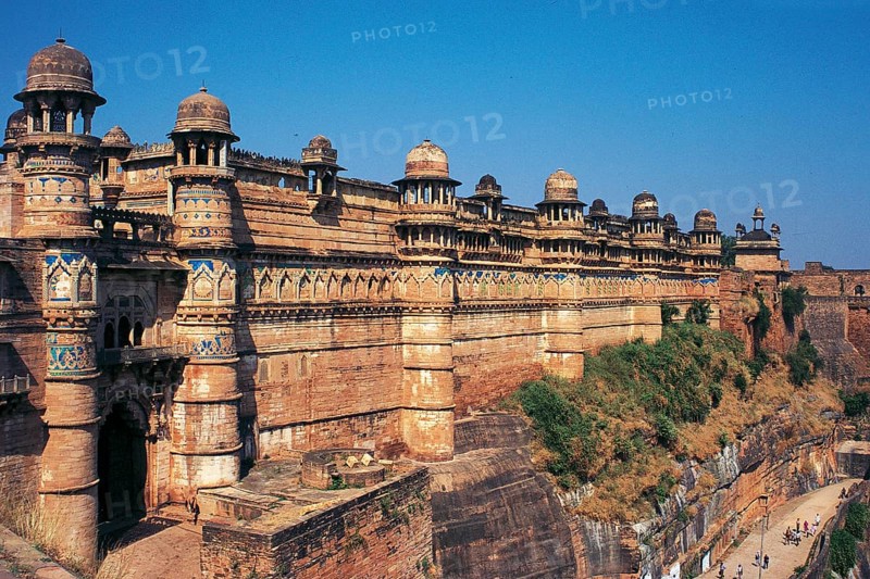 Gwalior fort, madhya pradesh, india, asia