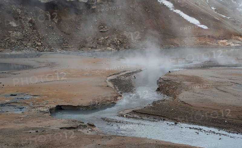 Gunnuhver Geothermal field at Reykjanes Peninsula in the island of Iceland
