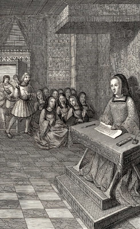 Queen Anne of Brittany, Court of the Ladies, 1509