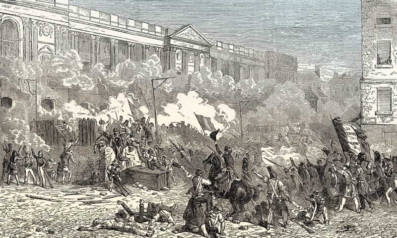 The French Revolution of 1830, July Revolution, Louvre, Paris