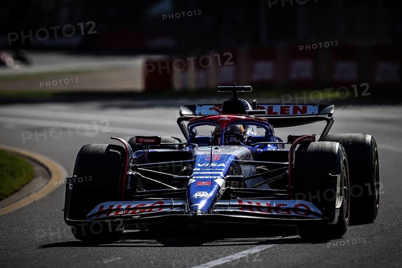 MELBOURNE, AUSTRALIA, MARCH 22: Daniel Ricciardo of Australia drives the Visa Cash App RB Formula One Team VCARB 01 during second practice in the 2024 Australian Grand Prix at Albert Park in Melbourne, Australia, Oceania