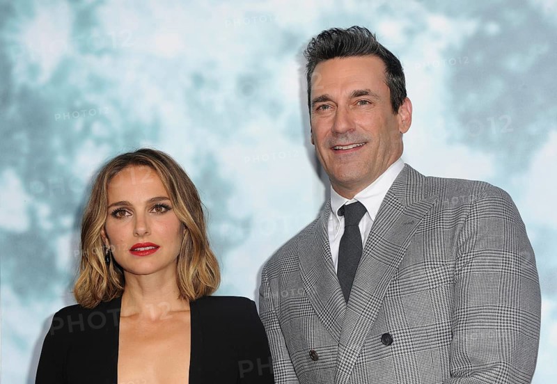 Jon Hamm and Natalie Portman at the Los Angeles premiere of 'Lucy In The Sky' held at the Darryl Zanuck Theate in Los Angeles, USA on September 25, 2019