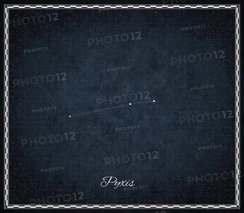 Pyxis star constellation, Night sky, Cluster of stars, Deep space, Compass constellation, Pyxis Nautica