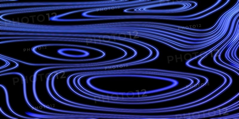 Neon Glow violet lines on a dark background, Glowing background