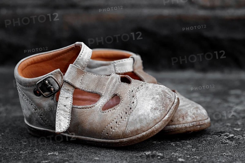 Dirty children's shoes
