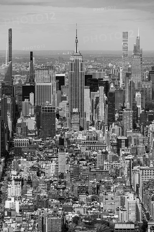 Empire State Building and part of Manhattan, New York City, New York, USA, North America