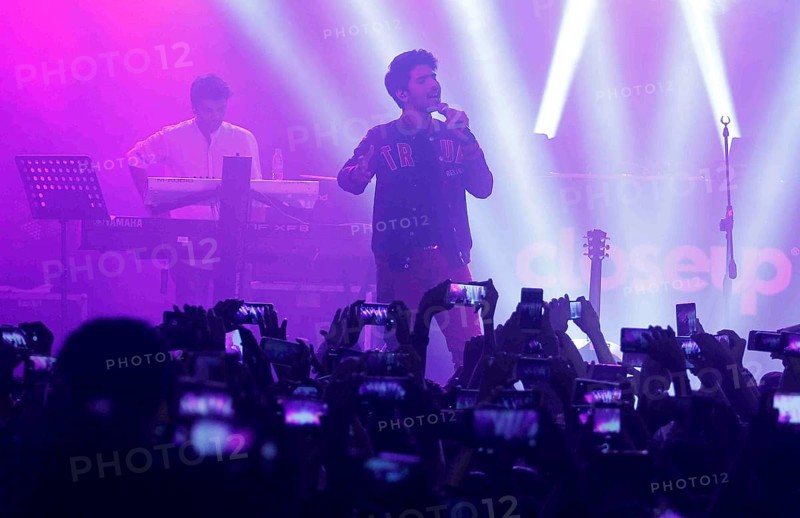 Bollywood singer Armaan Malik performs during Closeup First Move Party, in Mumbai, India on September 30, 2016