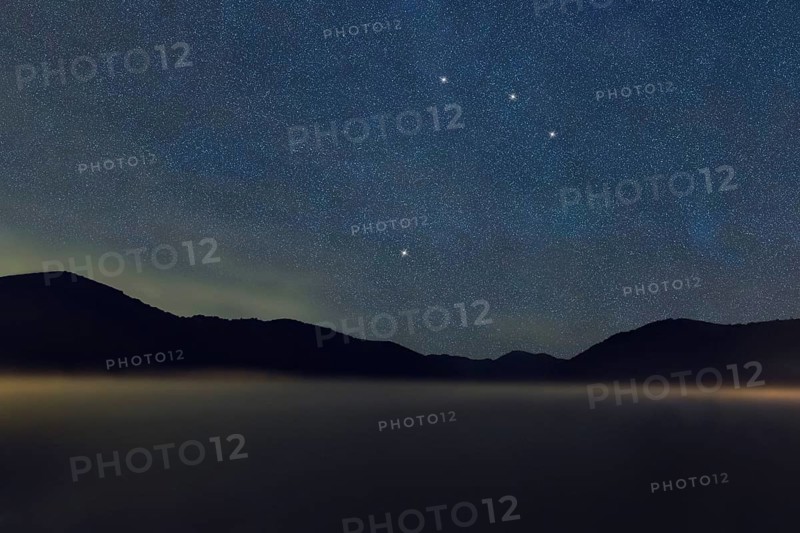 Microscopium star constellation, Night sky, Cluster of stars, Deep space, Microscope constellation