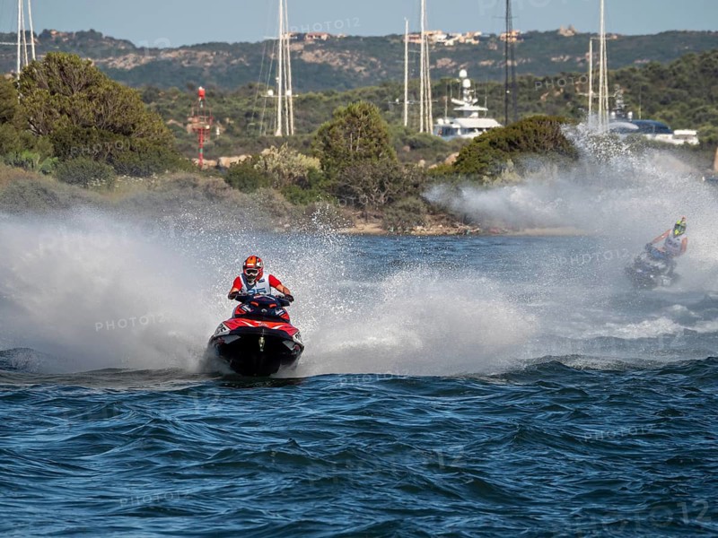 Olbia, Italy - September 16 - 20192 Aquabike world Championship gran prix of Italy