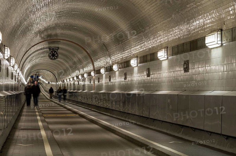 Old Elbe Tunnel in Hamburg