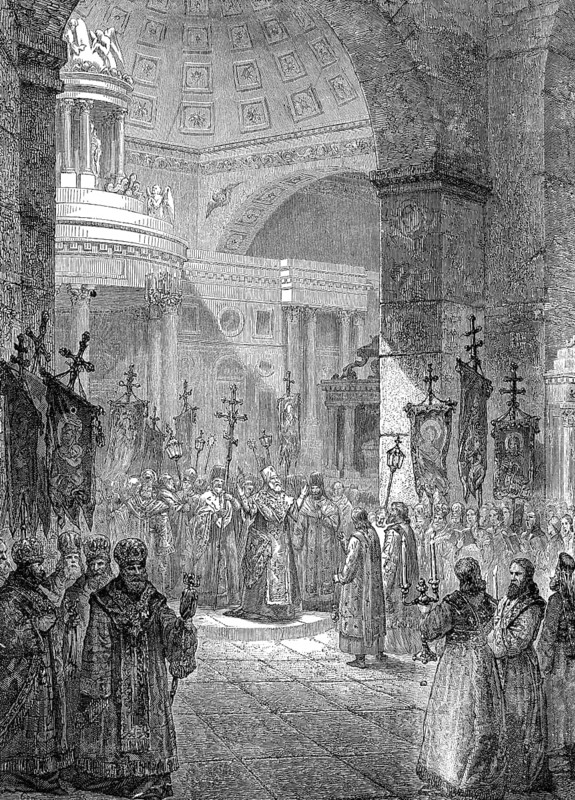 Photios I, c.? 810 – c.?893, the Ecumenical Patriarch of Constantinople, at the Hagia Sophia, Turkey, 9th century, Asia