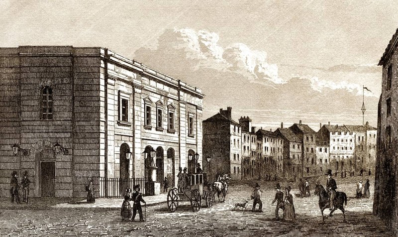 The Theatre Royal, Drury Lane, Covent Garden, West End, London, England, 1809
