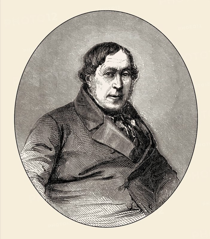 Gioachino Antonio Rossini, 1792-1868, Italian composer, opera composer of the Bel-Canto
