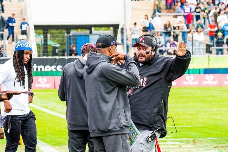 European League of Football, ELF/ Spiel : Cologne Centurions bei Frankfurt Galaxy am Juli. 01. 2023 ,in der PSD Bank Arena, Frankfurt, Deutschland