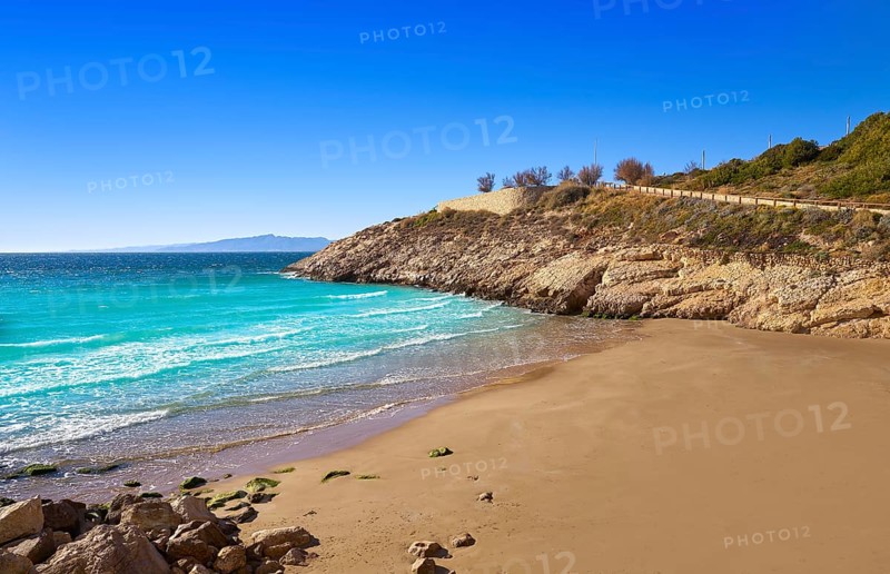 Cala Llenguadets Platja Salou beach in Tarragona of Catalonia