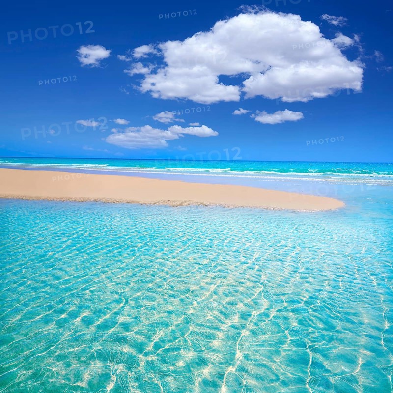 Jandia beach Mal Nombre Fuerteventura at Canary Islands of Spain