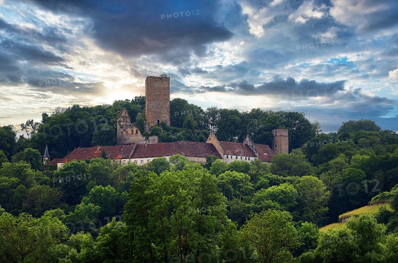 The Guttenberg Castle in the Neckar Valley, Baden-Württemberg, Germany, Europe