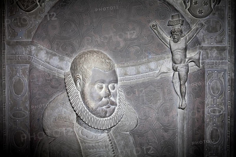 Epitaph for Johann von Grone, St.Michael Church, Kirchbrak, district of Holzminden, Weserbergland, Lower Saxony, Germany, Europe