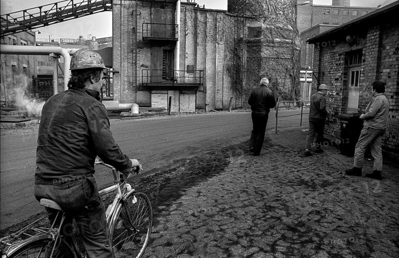 Germany, Merseburg, 15 January 1992, coal-fired power station, Vereinte Mitteldeutsche Braunkohle AG, Europe