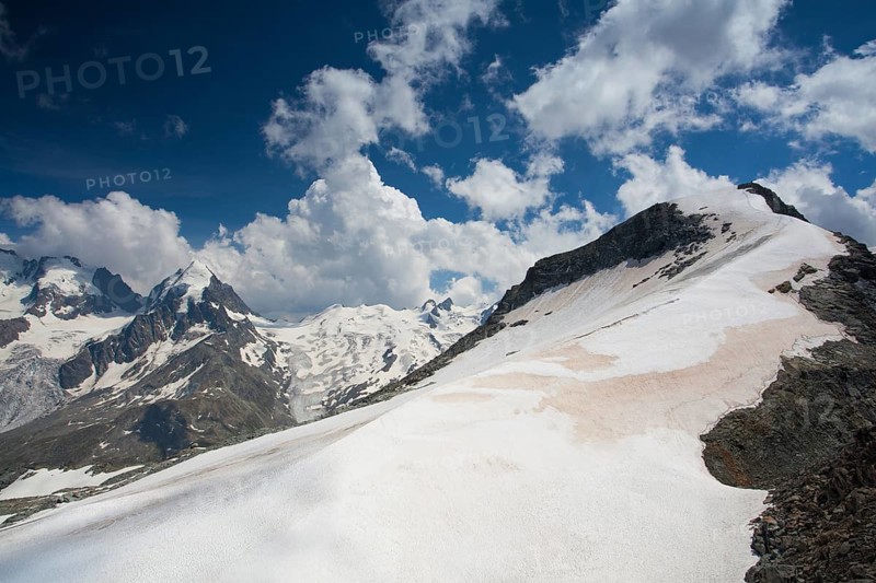 Mountain view from Piz Corvatsch (St. Moritz, Switzerland)