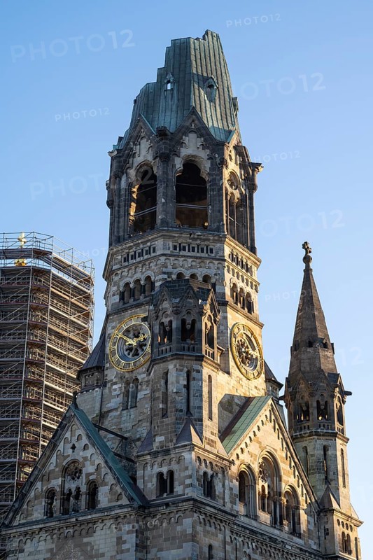 Kaiser Wilhelm Memorial Church, Breitscheidplatz, Charlottenburg, Berlin, Germany, Europe