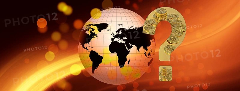 Symbolic image, Bitcoin as a vision of the future, stock market prices, insecure digital currency, resources, energy, industry, economy critical, stock market hype, stock market crash, payment, insolvency, wrong decisions, maximum profit, profit slump, share prices, Germany as a business location, global economy, globalisation, environmental protection, mafia, Trump government, Bitcoin rally, cryptocurrency, electronic wallet, crypto reserve, price development, stock market trading