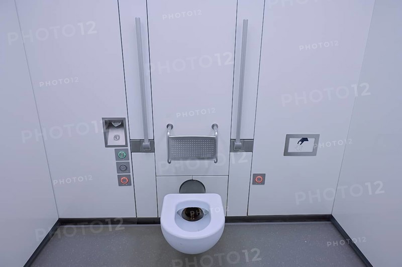 Public toilet, Kurfürstendamm, Charlottenburg, Berlin, Germany, Europe