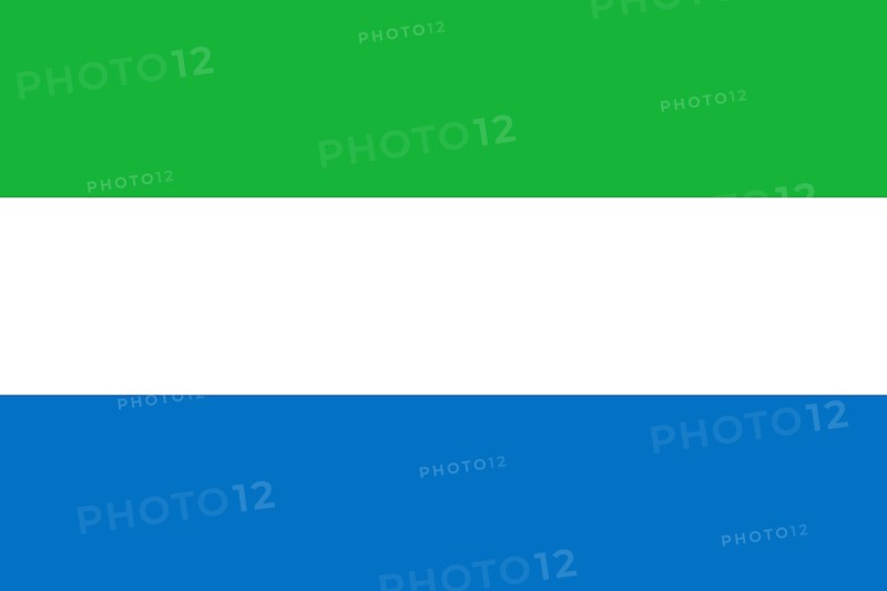Flag of Sierra Leone, Vector illustration