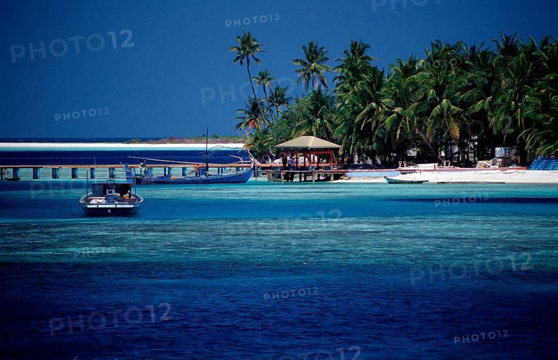 Maldives Island Rhasdoo, Native Island, Maldives, Indian Ocean, Rasdhoo Atoll, Asia