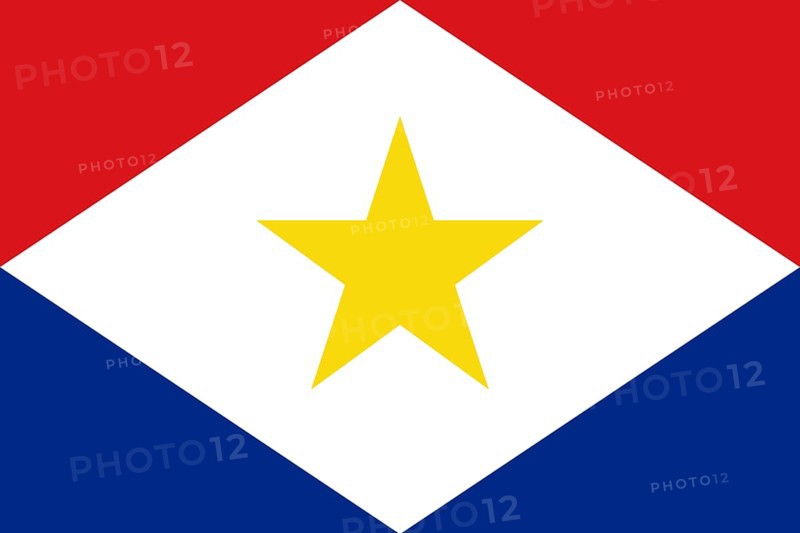 Flag of Saba, Vector illustration