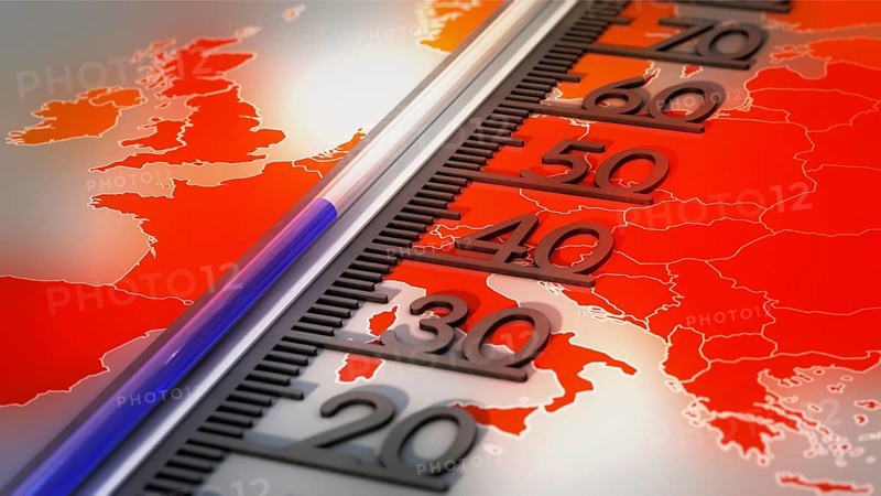 Symbolic image on the topic of heatwaves in the EU