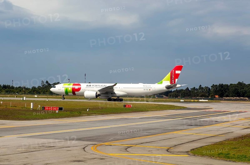 TAP Air Portugal Airbus A330-941 plane, Aeroporto Francisco Sa Carneiro, Porto airport, Portugal, Europe
