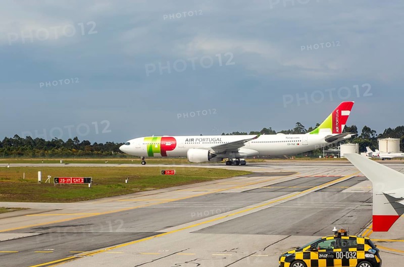 TAP Air Portugal Airbus A330-941 plane, Aeroporto Francisco Sa Carneiro, Porto airport, Portugal, Europe