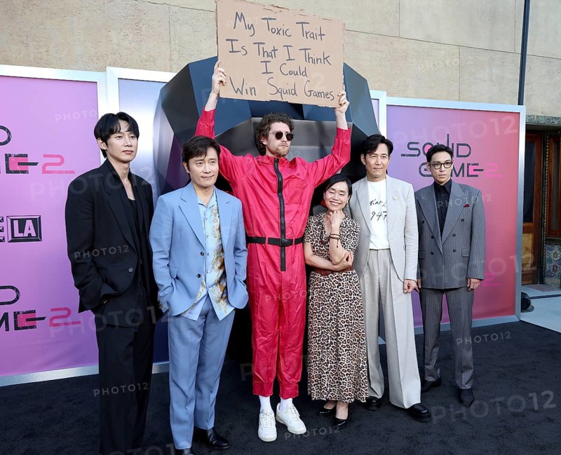 Park Sung Hoon, Lee Byung-hun, Kang Ae-shim, Lee Jung-jae and Choi Seung-hyun at Netflix's 'Squid Game 2' ATAS Event held at the Egyptian Theatre in Hollywood, USA on May 30, 2025, Hollywood, CA, USA, Los Angeles, California, USA, North America