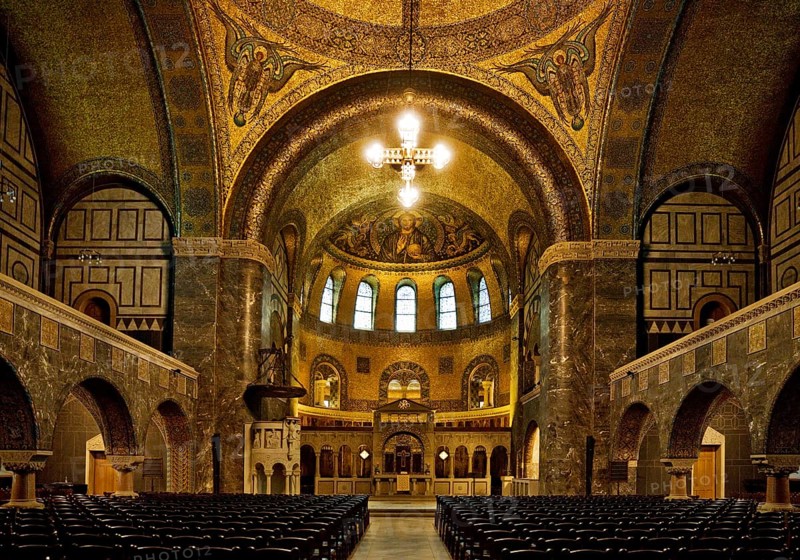 Church of the Redeemer, the best-preserved testimony to Kaiser Wilhelm II's church building programme, Bad Homburg vor der Höhe, Germany, Europe