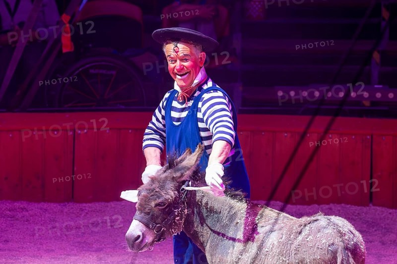 Performance by Circus Barelli in Mannheim***Picture: Pieric, the clown from France