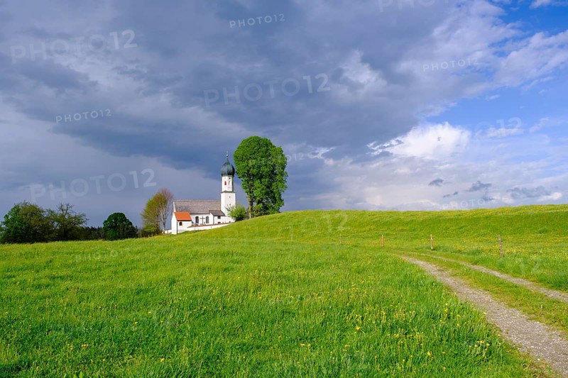 Oberbuchen, near Bad Heilbrunn, Upper Bavaria, Bavaria, Germany, Europe