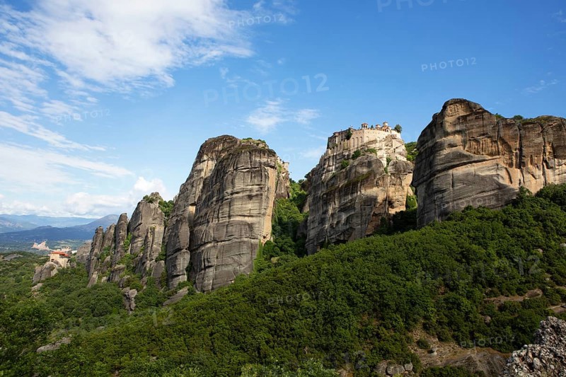 Meteora Rocks and Monasteries, Kalambaka, Thessaly, Greece, Europe