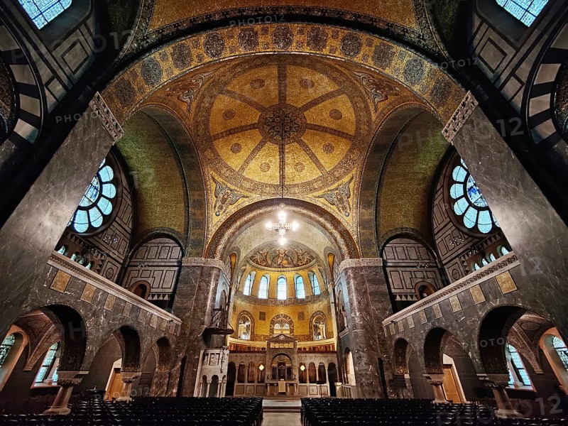 Church of the Redeemer, the best-preserved testimony to Kaiser Wilhelm II's church building programme, Bad Homburg vor der Höhe, Germany, Europe