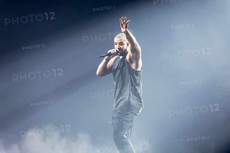 Rapper Drake (Aubrey Drake Graham) live in the Mercedes-Benz Arena in Berlin on 9 March 2017