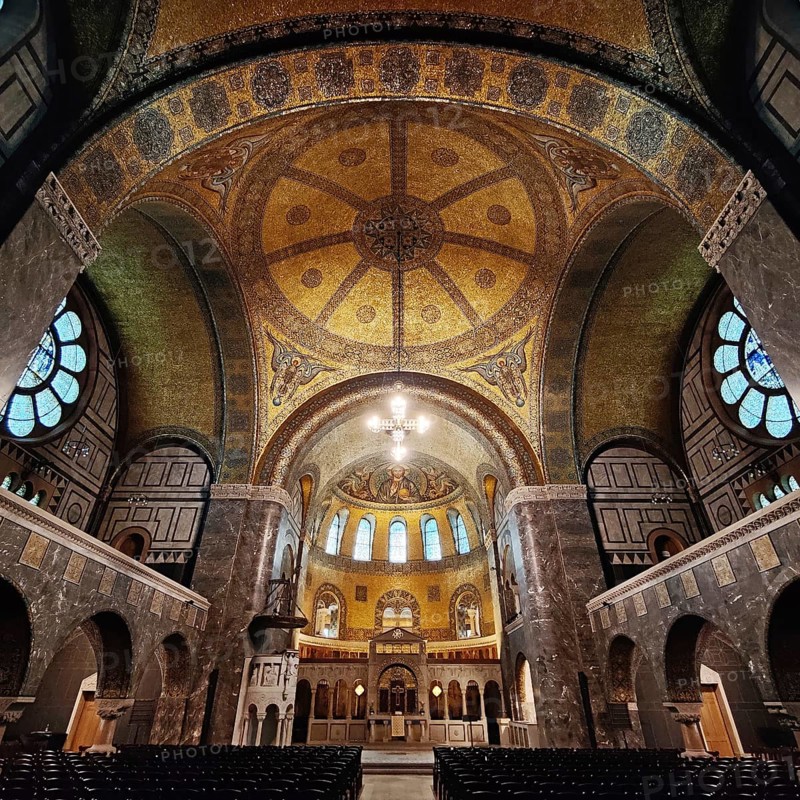 Church of the Redeemer, the best-preserved testimony to Kaiser Wilhelm II's church building programme, Bad Homburg vor der Höhe, Germany, Europe