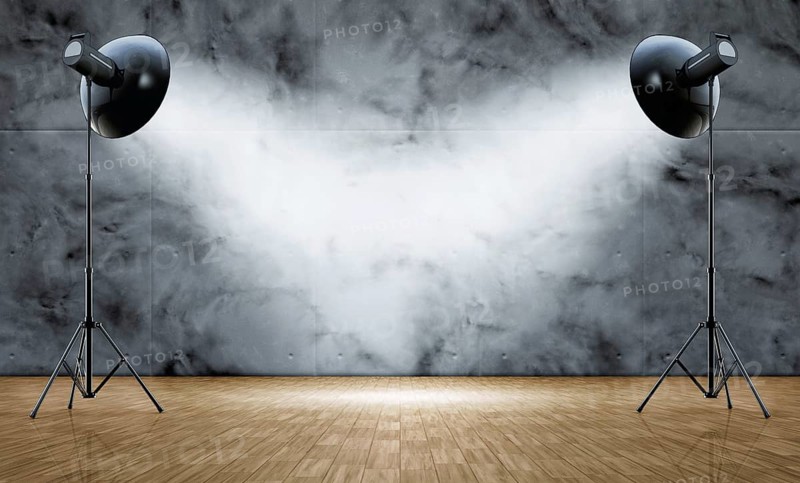 3D rendering of an studio background