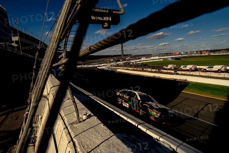 NASCAR Cup Series driver, BRAD KESELOWSKI (6), races through the turns during the Bank of Amercia ROVAL 400 at the Charlotte Motor Speedway in Concord NC